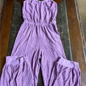Suzi Kondi Lavender Terry Romper